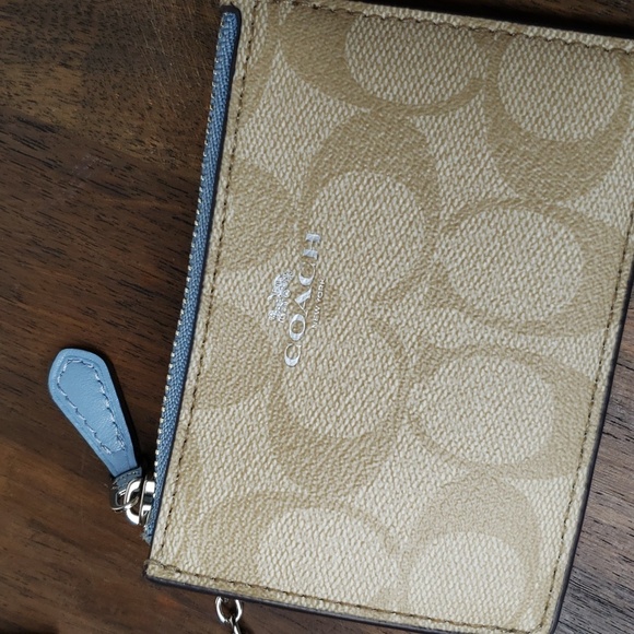 BRAND NEW! COACH NWOT Mini Skinny ID Case Signature Canvas - Picture 2 of 8